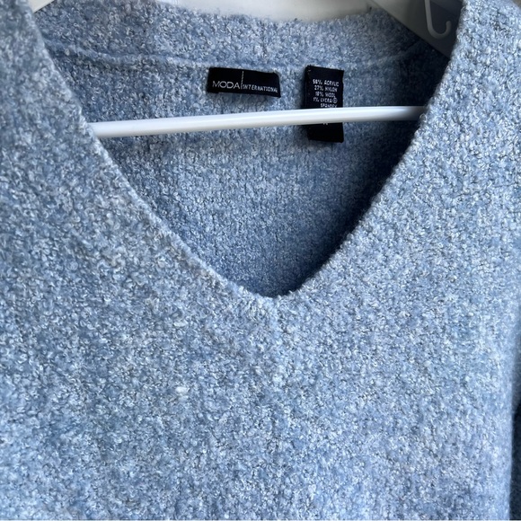 Moda International Baby Blue Sweater - Picture 2 of 9